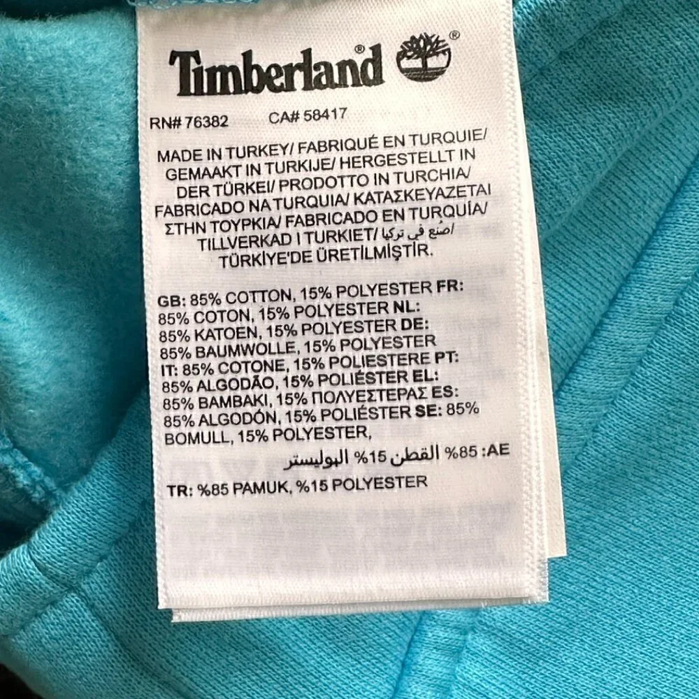 NWT TIMBERLAND STACK LOGO SWEATSHORTS